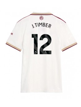 Arsenal Jurrien Timber #12 Ausweichtrikot für Frauen 2025-26 Kurzarm